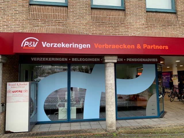Het V&P Verzekeringen kantoor in Kruibeke